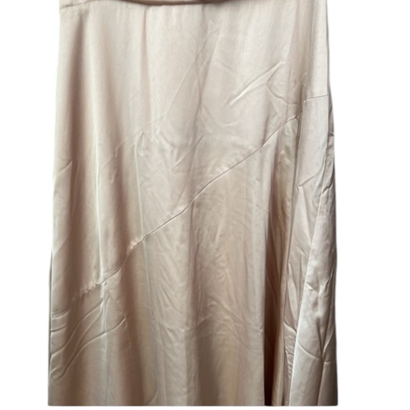 ASOS Edition Satin V Neck Sleeveless Bridesmaid Maxi Dress Size 6 - Picture 4 of 10